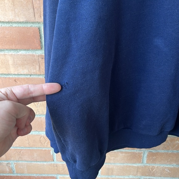Vintage Puma Crewneck / Large / 90s / Navy Blue / Distressed - Picture 6 of 9